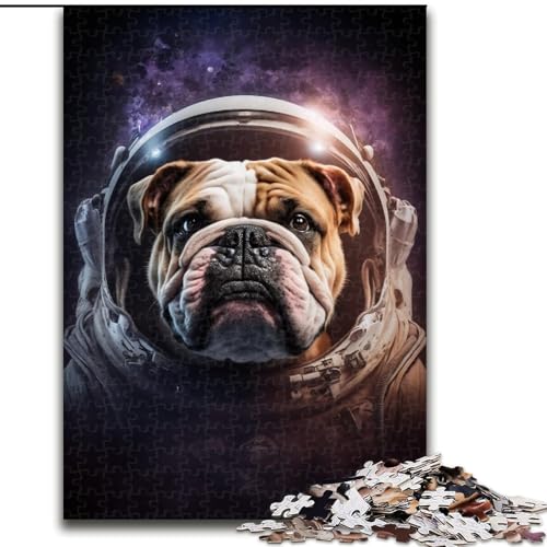 Puzzle für Erwachsene, 1000 Teile, Astronauten-Bulldogge, Größe 50x75cm, Geburtstagsgeschenkidee, anspruchsvolles Denkspiel Puzzle für Erwachsene, 1000 Teile, Astronauten-Bulldogge, Größe 50x75cm, Geburtstagsgeschenkidee, anspruchsvolles Denkspiel von LYXIANY