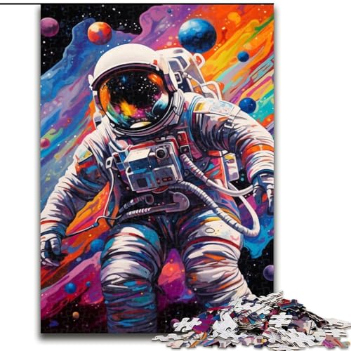 Puzzle für Erwachsene, 1000 Teile, Astronauten-Puzzle, Spaß für den Familienspielabend, dekoratives Kunstwerk zum Selbermachen, 50x75cm Puzzle für Erwachsene, 1000 Teile, Astronauten-Puzzle, Spaß für den Familienspielabend, dekoratives Kunstwerk zum Selbermachen, 50x75cm von LYXIANY