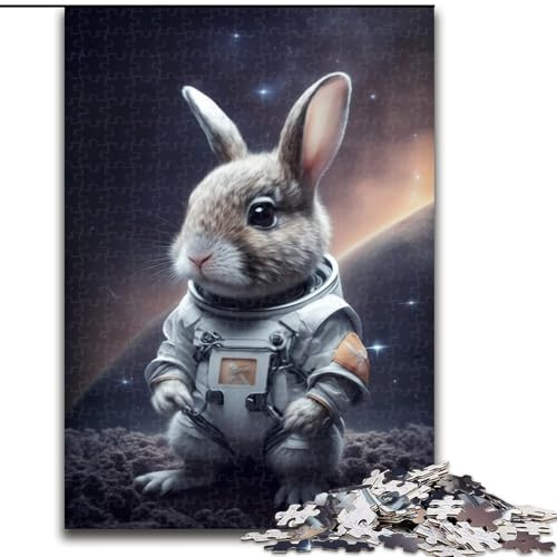 Puzzle für Erwachsene, 1000 Teile, Astronautenhase, Holzpuzzle, Größe 50x75cm, ideal für Familienspaß, Entspannung Puzzle für Erwachsene, 1000 Teile, Astronautenhase, Holzpuzzle, Größe 50x75cm, ideal für Familienspaß, Entspannung von LYXIANY