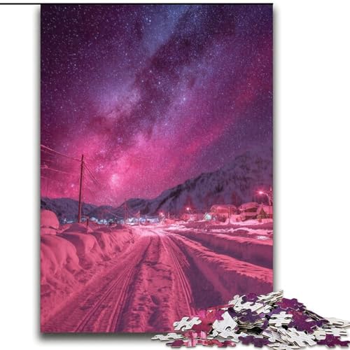 Puzzle für Erwachsene, 1000 Teile, Aurora-Landschaft, dekomprimierendes intellektuelles Lernspielzeug, Lernspiel für Geburtstag, Weihnachten, 38x52cm Puzzle für Erwachsene, 1000 Teile, Aurora-Landschaft, dekomprimierendes intellektuelles Lernspielzeug, Lernspiel für Geburtstag, Weihnachten, 38x52cm von LYXIANY