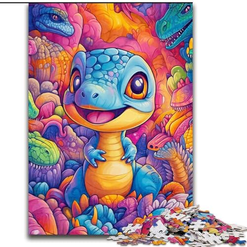 Puzzle für Erwachsene, 1000 Teile, Baby-Dinosaurier, Spielzeug, Lernspiele, Stressabbau, tolle Geschenke und Spielzeuge, 26x38cm von LYXIANY