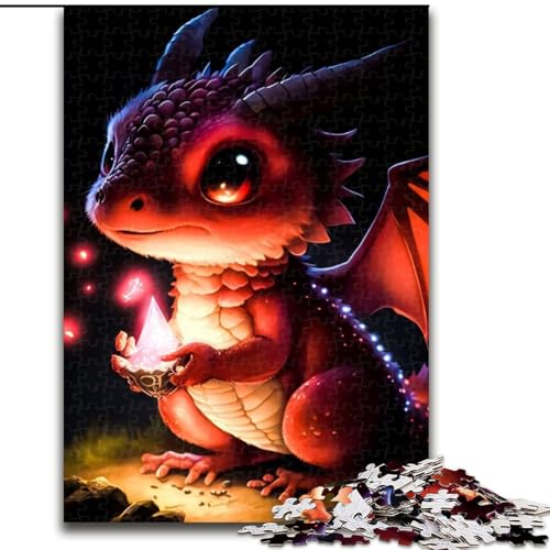 Puzzle für Erwachsene, 1000 Teile, Baby-Drache, Holzpuzzle, Größe 50x75cm, für Teenager und Jugendliche, ideales Geburtstags Puzzle für Erwachsene, 1000 Teile, Baby-Drache, Holzpuzzle, Größe 50x75cm, für Teenager und Jugendliche, ideales Geburtstags von LYXIANY