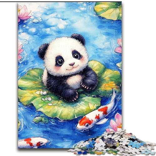 Puzzle für Erwachsene, 1000 Teile, Baby-Panda, Spielzeug, Lernspiele, Stressabbau, tolle Geschenke und Spielzeuge, 50x75cm von LYXIANY