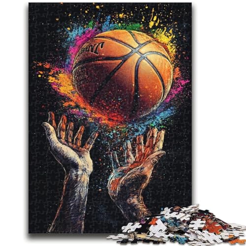 Puzzle für Erwachsene, 1000 Teile, Basketball Spielen, Lernspielzeug, Familienspiele, Lernspiel für Geburtstag, Weihnachten, 50x75cm von LYXIANY