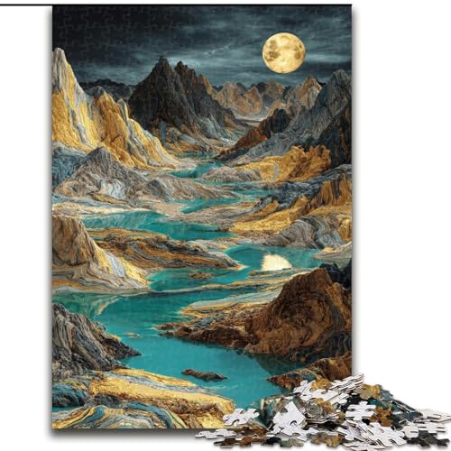 Puzzle für Erwachsene, 1000 Teile, Berge im japanischen Stil, Lernspielzeug, Familienspiele, geeignet als Schreibtischdekoration, 38x26cm Puzzle für Erwachsene, 1000 Teile, Berge im japanischen Stil, Lernspielzeug, Familienspiele, geeignet als Schreibtischdekoration, 38x26cm von LYXIANY
