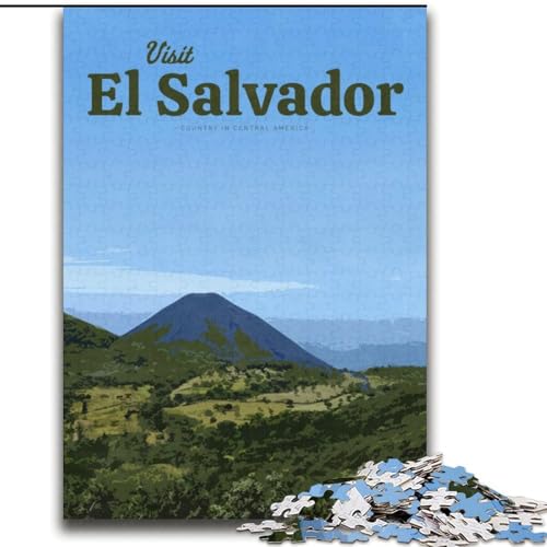 Puzzle für Erwachsene, 1000 Teile, Besuchen Sie EL Salvador, Lernspielzeug, einzigartige Geburtstags- und Geschenkideen für Kinder ab 14 Jahren, 75x100cm Puzzle für Erwachsene, 1000 Teile, Besuchen Sie EL Salvador, Lernspielzeug, einzigartige Geburtstags- und Geschenkideen für Kinder ab 14 Jahren, 75x100cm von LYXIANY