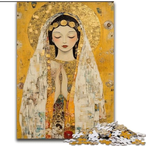 Puzzle für Erwachsene, 1000 Teile, Buddha-Kunst, Spielzeug, Lernspiele, Stressabbau, Eltern-Kind-Interaktion (Größe 26x38cm) von LYXIANY