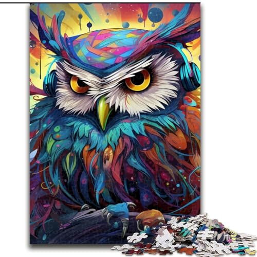 Puzzle für Erwachsene, 1000 Teile, Bunte Eulen-Kunst, Puzzle für Erwachsene, 1000-teiliges Familienaktivitätsspiel für Teenager, DIY-Heimdekor, Denksportaufgabe, Geschenk, 26x38cm Puzzle für Erwachsene, 1000 Teile, Bunte Eulen-Kunst, Puzzle für Erwachsene, 1000-teiliges Familienaktivitätsspiel für Teenager, DIY-Heimdekor, Denksportaufgabe, Geschenk, 26x38cm von LYXIANY