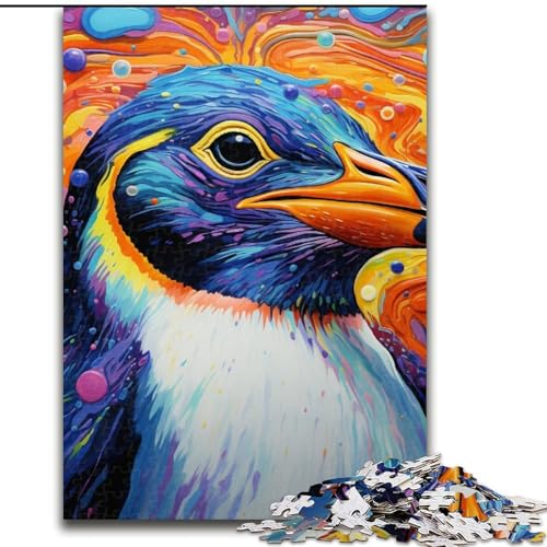 Puzzle für Erwachsene, 1000 Teile, Bunte Pinguin-Puzzles für Erwachsene, 50x75cm, Eltern, Partner, Freunde – ab 14 Jahren Puzzle für Erwachsene, 1000 Teile, Bunte Pinguin-Puzzles für Erwachsene, 50x75cm, Eltern, Partner, Freunde – ab 14 Jahren von LYXIANY