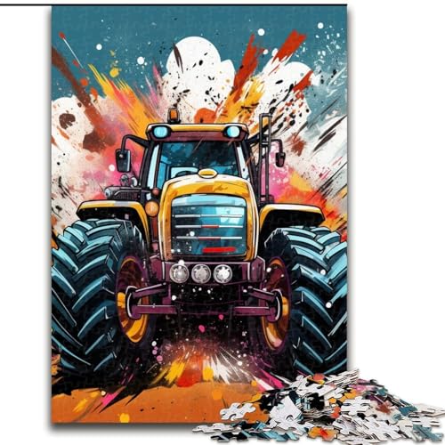 Puzzle für Erwachsene, 1000 Teile, Bunte Traktor-Puzzles für Erwachsene, 26x38cm, Eltern, Partner, Freunde – ab 14 Jahren Puzzle für Erwachsene, 1000 Teile, Bunte Traktor-Puzzles für Erwachsene, 26x38cm, Eltern, Partner, Freunde – ab 14 Jahren von LYXIANY