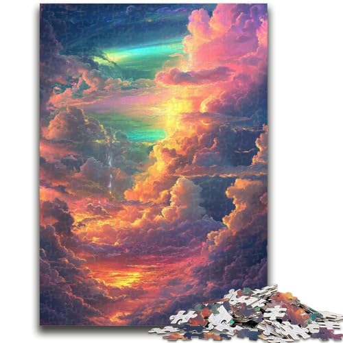 Puzzle für Erwachsene, 1000 Teile, Bunte Wolken, Denksportspiel, Lernspiel für Geburtstag, Weihnachten, für 14-Jährige, 50x75cm Puzzle für Erwachsene, 1000 Teile, Bunte Wolken, Denksportspiel, Lernspiel für Geburtstag, Weihnachten, für 14-Jährige, 50x75cm von LYXIANY