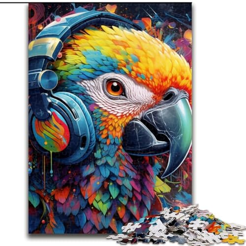 Puzzle für Erwachsene, 1000 Teile, Bunter Papagei, 1000-teiliges Puzzle, anspruchsvolles Denkspiel für Teenager, Spaß für den Spieleabend mit der Familie, 50x75cm von LYXIANY