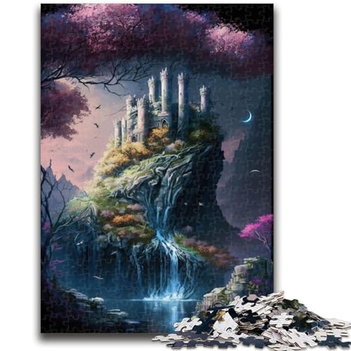 Puzzle für Erwachsene, 1000 Teile, Burg-Denkspiel, Lernspiel für Geburtstag, Weihnachten, für 14-Jährige, 50x75cm von LYXIANY