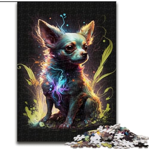 Puzzle für Erwachsene, 1000 Teile, Chihuahua, Unmögliches Puzzle für Erwachsene, Spiel für Erwachsene, Geschenk, Familieninteraktives Spiel, Gehirn-Herausforderung, Geschenk, Größe 38x26cm Puzzle für Erwachsene, 1000 Teile, Chihuahua, Unmögliches Puzzle für Erwachsene, Spiel für Erwachsene, Geschenk, Familieninteraktives Spiel, Gehirn-Herausforderung, Geschenk, Größe 38x26cm von LYXIANY