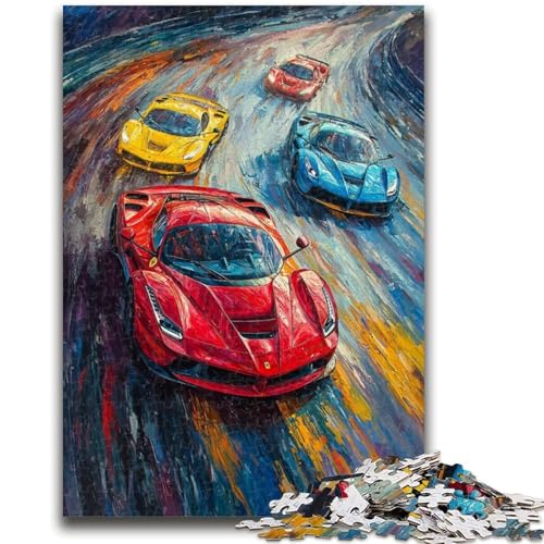 Puzzle für Erwachsene, 1000 Teile, Cooler Sportwagen-Familienspaß, ganze Familie, ab 14 Jahren, 26x38cm Puzzle für Erwachsene, 1000 Teile, Cooler Sportwagen-Familienspaß, ganze Familie, ab 14 Jahren, 26x38cm von LYXIANY