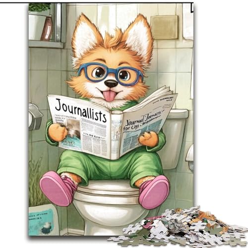 Puzzle für Erwachsene, 1000 Teile, Corgi Go Toilet, Holzpuzzle für Erwachsene, perfekt für Teenager und Familien, Größe: 50x75cm Puzzle für Erwachsene, 1000 Teile, Corgi Go Toilet, Holzpuzzle für Erwachsene, perfekt für Teenager und Familien, Größe: 50x75cm von LYXIANY