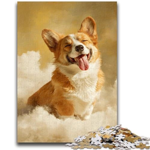 Puzzle für Erwachsene, 1000 Teile, Corgi in der Wolke, für Kinder ab 14 Jahren, Quizspiel, Spaß bei Aktivitäten zu Hause, Geburtstagsgeschenk, Reisegeschenke, 26x38cm Puzzle für Erwachsene, 1000 Teile, Corgi in der Wolke, für Kinder ab 14 Jahren, Quizspiel, Spaß bei Aktivitäten zu Hause, Geburtstagsgeschenk, Reisegeschenke, 26x38cm von LYXIANY