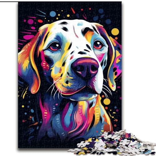 Puzzle für Erwachsene, 1000 Teile, Dalmatiner-Tierpuzzle aus Holz, Größe 50x75cm, anspruchsvolles Denkspiel – entspannendes Spielzeug für Teenager von LYXIANY