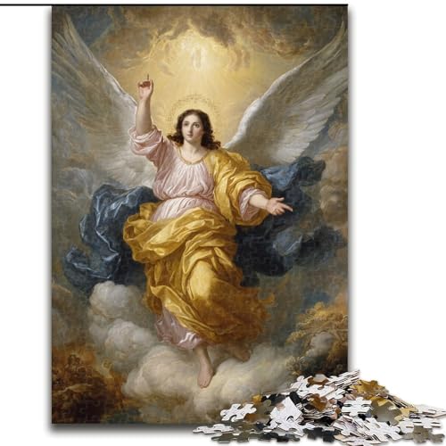 Puzzle für Erwachsene, 1000 Teile, Der Erzengel Gabriel, Puzzle, Spiel für Erwachsene, Geschenk, Familien-Interaktives Spiel, Gehirn-Herausforderung, Geschenk (Größe 50x75cm) von LYXIANY
