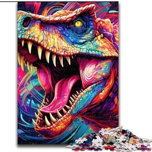 Puzzle für Erwachsene, 1000 Teile, Dinosaurier-Kunst, Karton-Puzzle, 26x38cm, Denkspiel für Teenager und Familieninteraktion Puzzle für Erwachsene, 1000 Teile, Dinosaurier-Kunst, Karton-Puzzle, 26x38cm, Denkspiel für Teenager und Familieninteraktion von LYXIANY