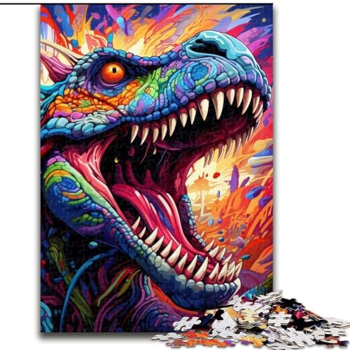 Puzzle für Erwachsene, 1000 Teile, Dinosaurier-Kunst-Puzzle für Erwachsene, 50x75cm, Eltern, Partner, Freunde – ab 14 Jahren Puzzle für Erwachsene, 1000 Teile, Dinosaurier-Kunst-Puzzle für Erwachsene, 50x75cm, Eltern, Partner, Freunde – ab 14 Jahren von LYXIANY
