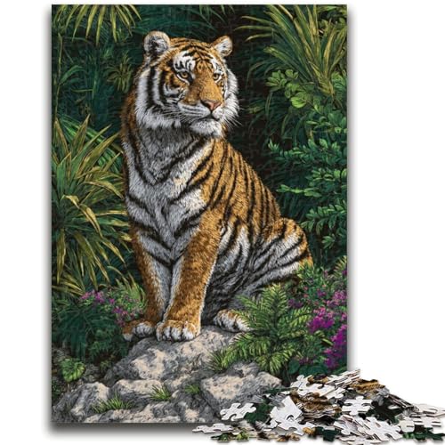 Puzzle für Erwachsene, 1000 Teile, Dschungeltiger, Familienspaß, ganze Familie, ab 14 Jahren, 50x75cm Puzzle für Erwachsene, 1000 Teile, Dschungeltiger, Familienspaß, ganze Familie, ab 14 Jahren, 50x75cm von LYXIANY