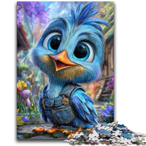 Puzzle für Erwachsene, 1000 Teile, Elefant auf Skateboard, hilft dem Gehirn, süchtig machendes Spielzeug zur Förderung der Geduld, EIN Kunstwerk, 38x26cm von LYXIANY