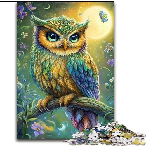 Puzzle für Erwachsene, 1000 Teile, Eule im Baum, Puzzle aus Holz, anspruchsvolles Denkspiel für Teenager, Familienspaß, interaktives Spiel, Größe 50x75cm Puzzle für Erwachsene, 1000 Teile, Eule im Baum, Puzzle aus Holz, anspruchsvolles Denkspiel für Teenager, Familienspaß, interaktives Spiel, Größe 50x75cm von LYXIANY
