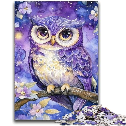 Puzzle für Erwachsene, 1000 Teile, Eulen-Familienspaß, ganze Familie, ab 14 Jahren, 38x26cm von LYXIANY