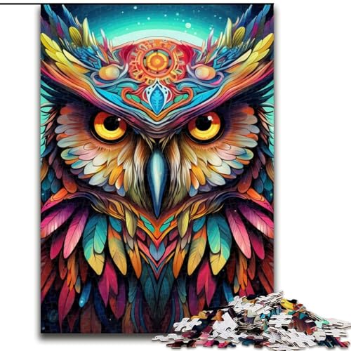 Puzzle für Erwachsene, 1000 Teile, Eulen-Puzzle aus Pappe, 26x38cm, Denkspiel für Teenager und Familieninteraktion Puzzle für Erwachsene, 1000 Teile, Eulen-Puzzle aus Pappe, 26x38cm, Denkspiel für Teenager und Familieninteraktion von LYXIANY