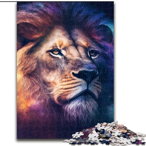 Puzzle für Erwachsene, 1000 Teile, Fantasie-Löwe, Puzzle für Erwachsene, Denkspiel für Teenager und Familieninteraktion, Größe: 38x26cm von LYXIANY