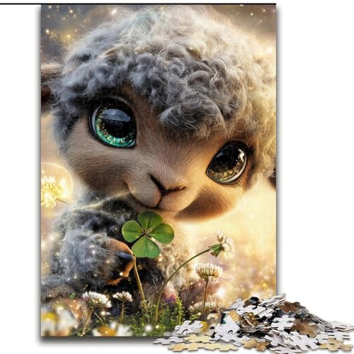 Puzzle für Erwachsene, 1000 Teile, Fantasie-Schaf, für Kinder ab 14 Jahren, pädagogisches Lernspielzeug, Familienspiele, Geburtstagsgeschenk (Größe 26x38cm) von LYXIANY