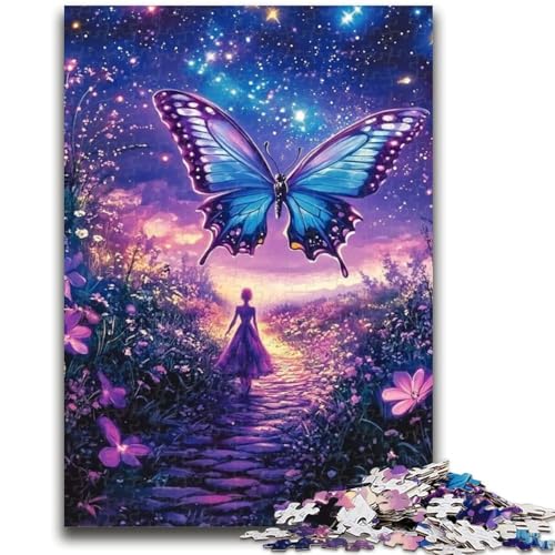 Puzzle für Erwachsene, 1000 Teile, Fantasie-Schmetterling, Denkspiel, Lernspiel für Geburtstag, Weihnachten, für 14-Jährige, 50x75cm von LYXIANY