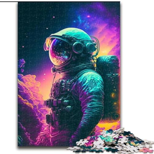 Puzzle für Erwachsene, 1000 Teile, Fantasy-Astronauten-Puzzles für Erwachsene, Größe 38x26cm, Heimdekoration, Denksportspiel für Teenager und Familieninteraktion Puzzle für Erwachsene, 1000 Teile, Fantasy-Astronauten-Puzzles für Erwachsene, Größe 38x26cm, Heimdekoration, Denksportspiel für Teenager und Familieninteraktion von LYXIANY