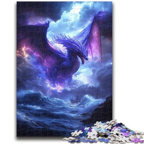 Puzzle für Erwachsene, 1000 Teile, Fantasy-Drache, für Kinder ab 14 Jahren, Quizspiel, Spaß für zu Hause, Aktivitäten, Geburtstagsgeschenk, Reisegeschenke, 50x75cm Puzzle für Erwachsene, 1000 Teile, Fantasy-Drache, für Kinder ab 14 Jahren, Quizspiel, Spaß für zu Hause, Aktivitäten, Geburtstagsgeschenk, Reisegeschenke, 50x75cm von LYXIANY