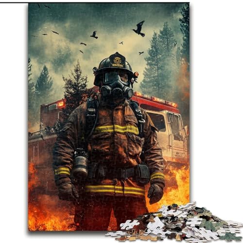 Puzzle für Erwachsene, 1000 Teile, Feuerwehr-Puzzle aus Holz, interaktives Familienspiel, Heimdekoration zum Selbermachen, anspruchsvolles Denkspiel als Geschenk, Größe 50x75cm Puzzle für Erwachsene, 1000 Teile, Feuerwehr-Puzzle aus Holz, interaktives Familienspiel, Heimdekoration zum Selbermachen, anspruchsvolles Denkspiel als Geschenk, Größe 50x75cm von LYXIANY