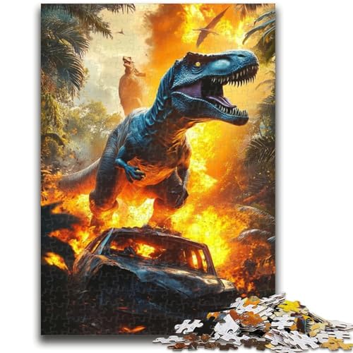 Puzzle für Erwachsene, 1000 Teile, Flammen-Dinosaurier, Denkspiel, Lernspiel für Geburtstag, Weihnachten, für 14-Jährige, 26x38cm Puzzle für Erwachsene, 1000 Teile, Flammen-Dinosaurier, Denkspiel, Lernspiel für Geburtstag, Weihnachten, für 14-Jährige, 26x38cm von LYXIANY