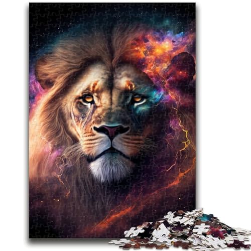 Puzzle für Erwachsene, 1000 Teile, Galaxie-Löwe, pädagogisches Familienspiel, Geschenk für die ganze Familie, ab 14 Jahren, 26x38cm Puzzle für Erwachsene, 1000 Teile, Galaxie-Löwe, pädagogisches Familienspiel, Geschenk für die ganze Familie, ab 14 Jahren, 26x38cm von LYXIANY