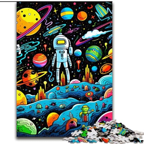 Puzzle für Erwachsene, 1000 Teile, Galaxie-Planeten-Puzzle für Erwachsene, 26x38cm, Eltern, Partner, Freunde – ab 14 Jahren Puzzle für Erwachsene, 1000 Teile, Galaxie-Planeten-Puzzle für Erwachsene, 26x38cm, Eltern, Partner, Freunde – ab 14 Jahren von LYXIANY