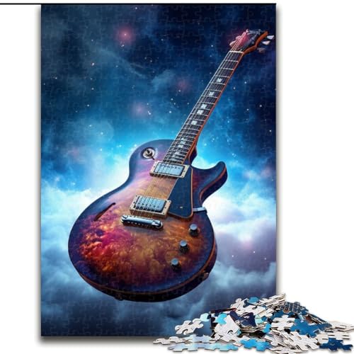 Puzzle für Erwachsene, 1000 Teile, Galaxy-Gitarren-Puzzle für Erwachsene, Größe: 50x75cm, Muttertag, Geburtstag, Weihnachten Puzzle für Erwachsene, 1000 Teile, Galaxy-Gitarren-Puzzle für Erwachsene, Größe: 50x75cm, Muttertag, Geburtstag, Weihnachten von LYXIANY