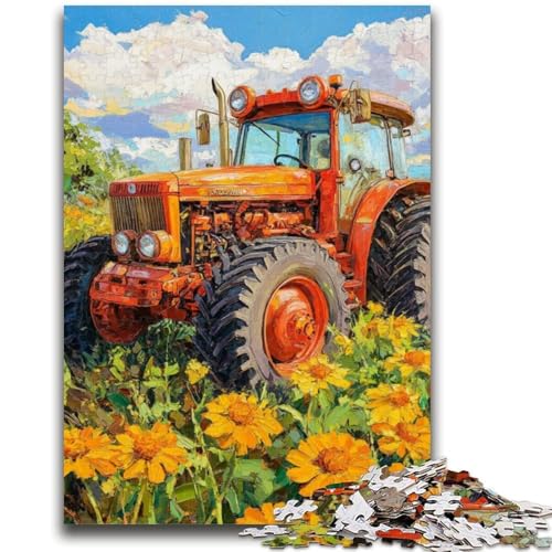 Puzzle für Erwachsene, 1000 Teile, Gartentraktor, Lernspiele, Heimdekoration, Lernspiel für Geburtstag, Weihnachten, 50x75cm von LYXIANY