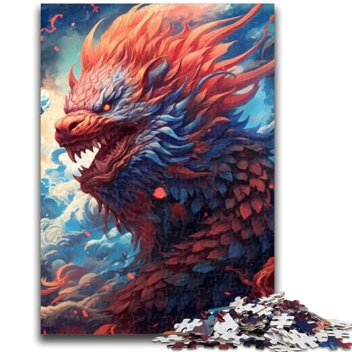 Puzzle für Erwachsene, 1000 Teile, Geister-Löwe-Drache, Denkspiel, Lernspiel für Geburtstag, Weihnachten, für 14-Jährige, 50x75cm Puzzle für Erwachsene, 1000 Teile, Geister-Löwe-Drache, Denkspiel, Lernspiel für Geburtstag, Weihnachten, für 14-Jährige, 50x75cm von LYXIANY