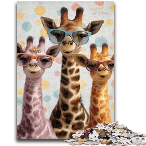 Puzzle für Erwachsene, 1000 Teile, Giraffe, Familienspaß, ganze Familie, ab 14 Jahren, 38x26cm Puzzle für Erwachsene, 1000 Teile, Giraffe, Familienspaß, ganze Familie, ab 14 Jahren, 38x26cm von LYXIANY