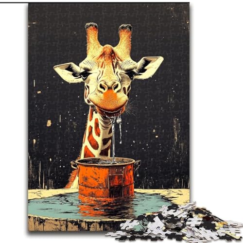 Puzzle für Erwachsene, 1000 Teile, Giraffenkunst, dekomprimierendes intellektuelles Lernspielzeug, Lernspiel für Geburtstag, Weihnachten, 50x75cm Puzzle für Erwachsene, 1000 Teile, Giraffenkunst, dekomprimierendes intellektuelles Lernspielzeug, Lernspiel für Geburtstag, Weihnachten, 50x75cm von LYXIANY