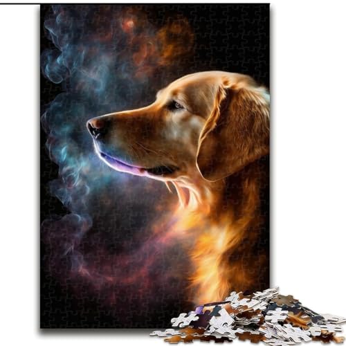 Puzzle für Erwachsene, 1000 Teile, Golden Retriever Cloud, 1000-teiliges Puzzle, Spaß für die ganze Familie, Basteln, perfekt für Geburtstage, Feiertage, Größe 50x75cm von LYXIANY