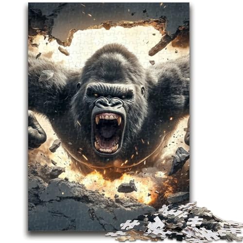 Puzzle für Erwachsene, 1000 Teile, Gorillas, Denkspiel, Lernspiel für Geburtstag, Weihnachten, für 14-Jährige, 50x75cm Puzzle für Erwachsene, 1000 Teile, Gorillas, Denkspiel, Lernspiel für Geburtstag, Weihnachten, für 14-Jährige, 50x75cm von LYXIANY