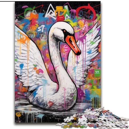 Puzzle für Erwachsene, 1000 Teile, Graffiti-Malerei, Yak-Pappe, 26x38cm, Denkspiel für Teenager und Familieninteraktion Puzzle für Erwachsene, 1000 Teile, Graffiti-Malerei, Yak-Pappe, 26x38cm, Denkspiel für Teenager und Familieninteraktion von LYXIANY