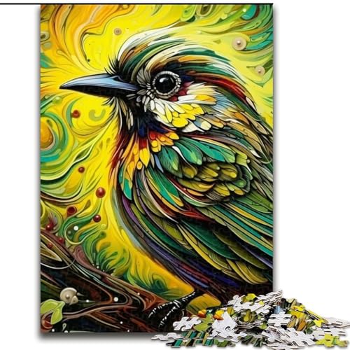 Puzzle für Erwachsene, 1000 Teile, Grüner Spatz, Puzzle für Erwachsene, 26x38cm, Eltern, Partner, Freunde – ab 14 Jahren Puzzle für Erwachsene, 1000 Teile, Grüner Spatz, Puzzle für Erwachsene, 26x38cm, Eltern, Partner, Freunde – ab 14 Jahren von LYXIANY