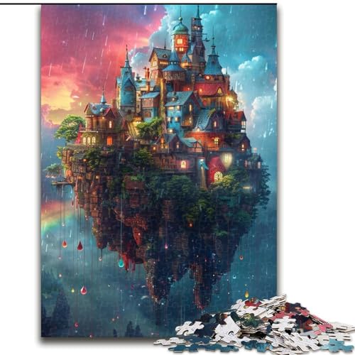 Puzzle für Erwachsene, 1000 Teile, Himmelshaus, Elefantenspielzeug, Denkspiel, Geburtstagsgeschenk, Geschenke, Wandkunst, für Kinder ab 14 Jahren (Größe 26x38cm) von LYXIANY