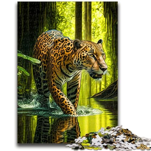 Puzzle für Erwachsene, 1000 Teile, Jaguar, hilft dem Gehirn, süchtig machendes Spielzeug zur Förderung der Geduld, geeignet für Paare, 50x75cm Puzzle für Erwachsene, 1000 Teile, Jaguar, hilft dem Gehirn, süchtig machendes Spielzeug zur Förderung der Geduld, geeignet für Paare, 50x75cm von LYXIANY
